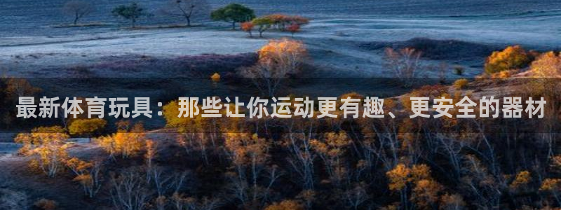 意昂体育4平台注册要钱吗安全吗:最新体育玩具:那些让你运动更